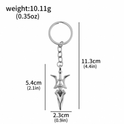 Death note Anime peripheral metal keychain bag hanging decoration OPP bag price for 10 pcs