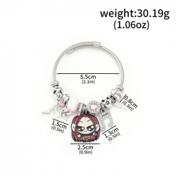 K-Pop:Demon Hunters Anime peripheral metal bracelet decoration bracelet telescopic bracelet price for 5 pcs
