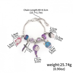 K-Pop:Demon Hunters Anime peripheral metal bracelet decoration bracelet telescopic bracelet price for 5 pcs