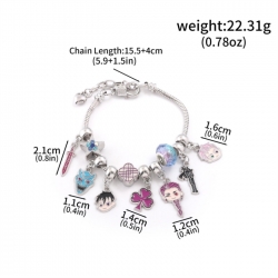 K-Pop:Demon Hunters Anime peripheral metal bracelet decoration bracelet telescopic bracelet price for 5 pcs