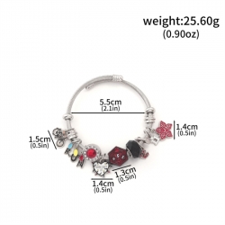 Stranger Things Anime peripheral metal wristband bracelet OPP bag price for 5 pcs