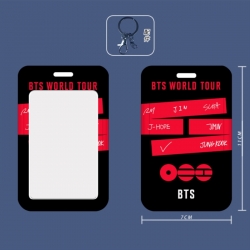 BTS Cartoon peripheral ID card sleeve Ferrule 11cm long 7cm wide price for 5 pcs 