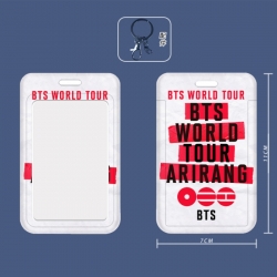 BTS Cartoon peripheral ID card sleeve Ferrule 11cm long 7cm wide price for 5 pcs 