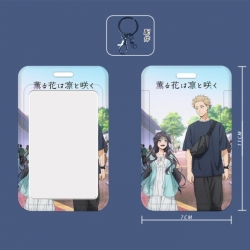 The Fragrant Flower Blooms with Dignity&zwnj; Cartoon peripheral ID card sleeve Ferrule 11cm long 7cm wide price for 5 pcs