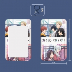 The Fragrant Flower Blooms with Dignity&zwnj; Cartoon peripheral ID card sleeve Ferrule 11cm long 7cm wide price for 5 pcs