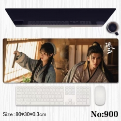 Pursuit of Jade&zwnj; Anime peripheral computer mouse pad office desk pad multifunctional pad 80X30X0.3cm