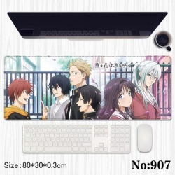 The Fragrant Flower Blooms with Dignity&zwnj;  Anime peripheral computer mouse pad office desk pad multifunctional pad 80X30X