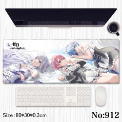 Re:Zero kara Hajimeru Isekai Seikatsu Anime peripheral computer mouse pad office desk pad multifunctional pad 80X30X0.3c
