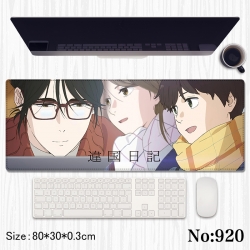 Journal with Witch Anime peripheral computer mouse pad office desk pad multifunctional pad 80X30X0.3cm