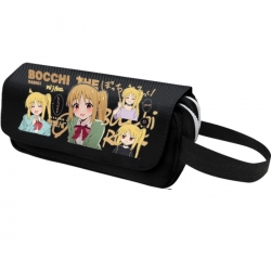 BOCCHI THE ROCK! Anime-themed double-layer black pencil case 6x10x20cm