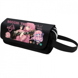 BOCCHI THE ROCK! Anime-themed double-layer black pencil case 6x10x20cm