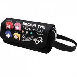 BOCCHI THE ROCK! Anime-themed double-layer black pencil case 6x10x20cm