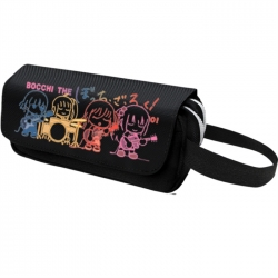 BOCCHI THE ROCK! Anime-themed double-layer black pencil case 6x10x20cm