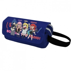 BOCCHI THE ROCK! Anime peripheral large capacity double-layer pencil case 6x10x20cm