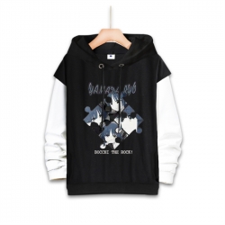 BOCCHI THE ROCK! Anime fake two-piece thick hooded sweater from S to 3XL