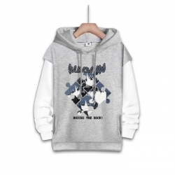 BOCCHI THE ROCK! Anime fake two-piece thick hooded sweater from S to 3XL