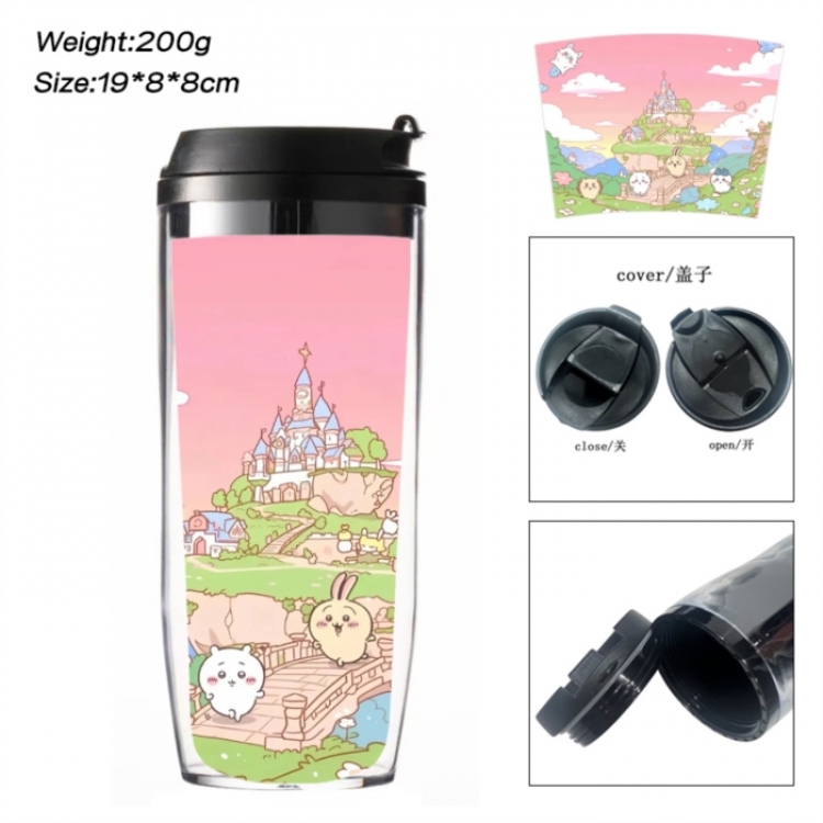 Chiikawa Anime double-layer insulated water bottle and cup 350ML