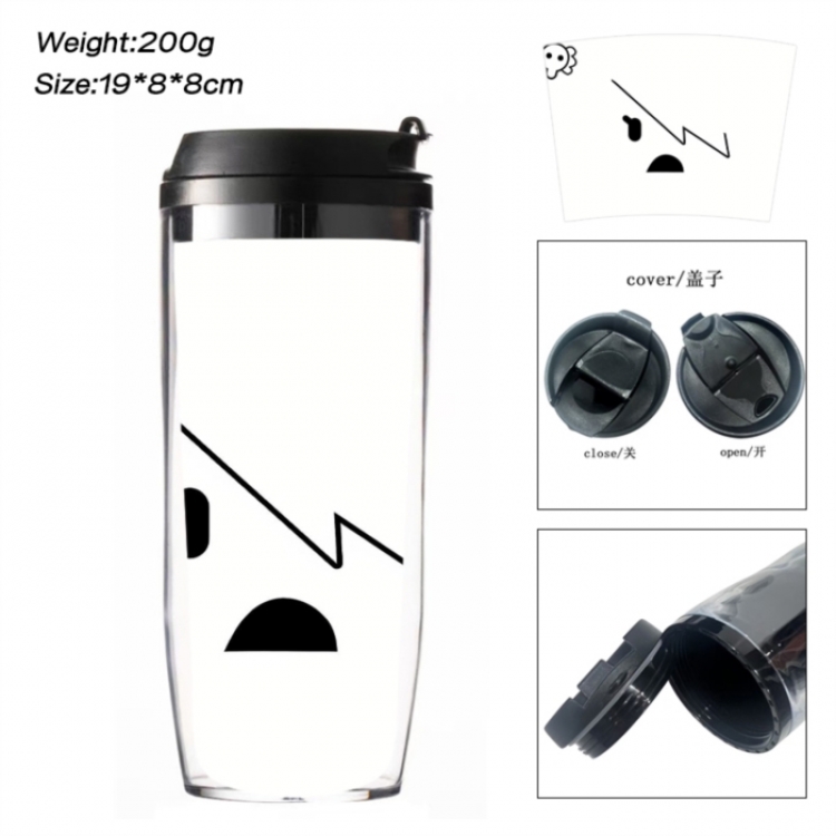 The Amazing World of Gumball Anime double-layer insulated water bottle and cup 350ML