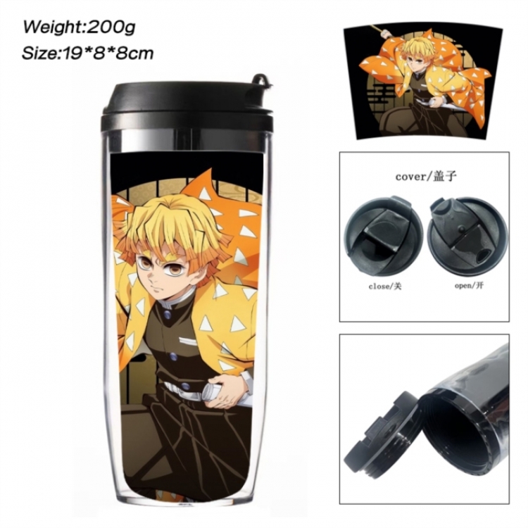 Demon Slayer Kimets Anime double-layer insulated water bottle and cup 350ML