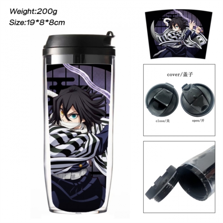 Demon Slayer Kimets Anime double-layer insulated water bottle and cup 350ML