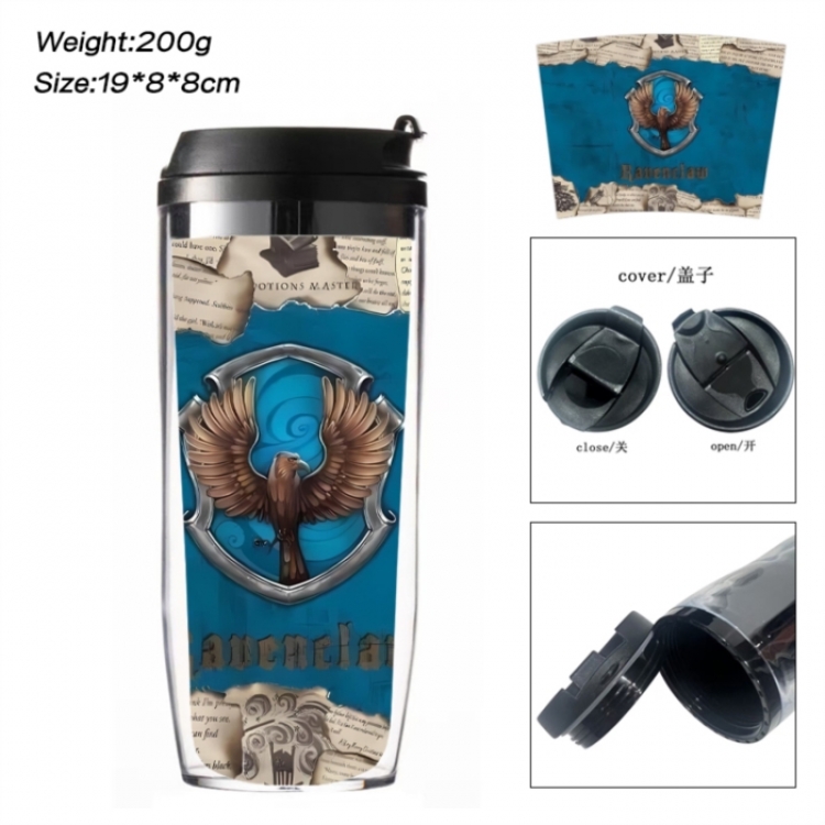 Harry Potter Anime double-layer insulated water bottle and cup 350ML
