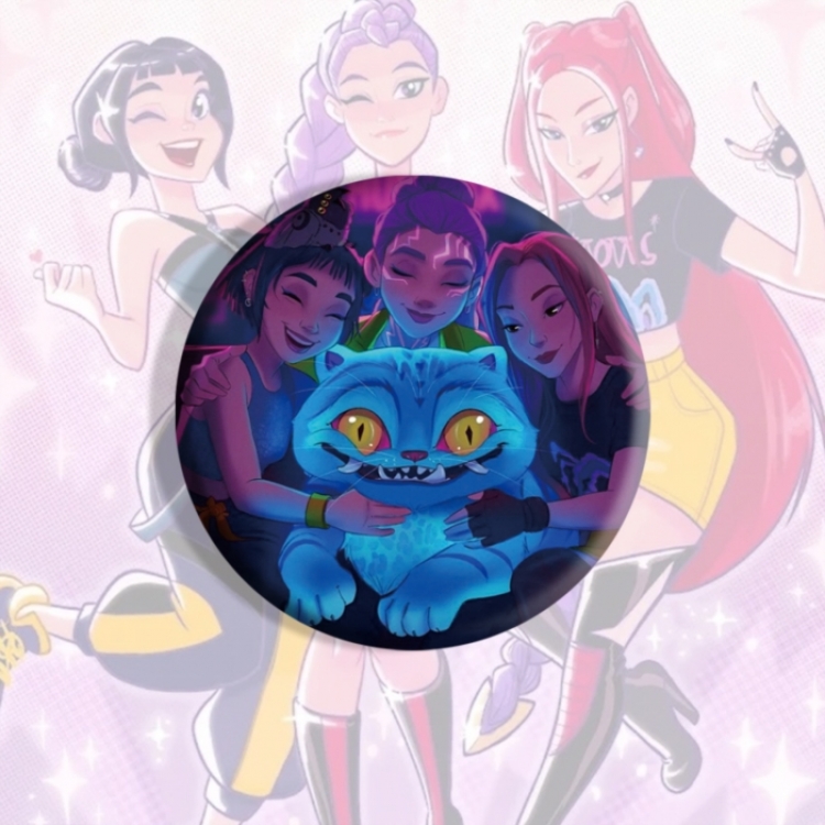 K-Pop:Demon Hunters Anime tinplate brooch badge price for 5 pcs