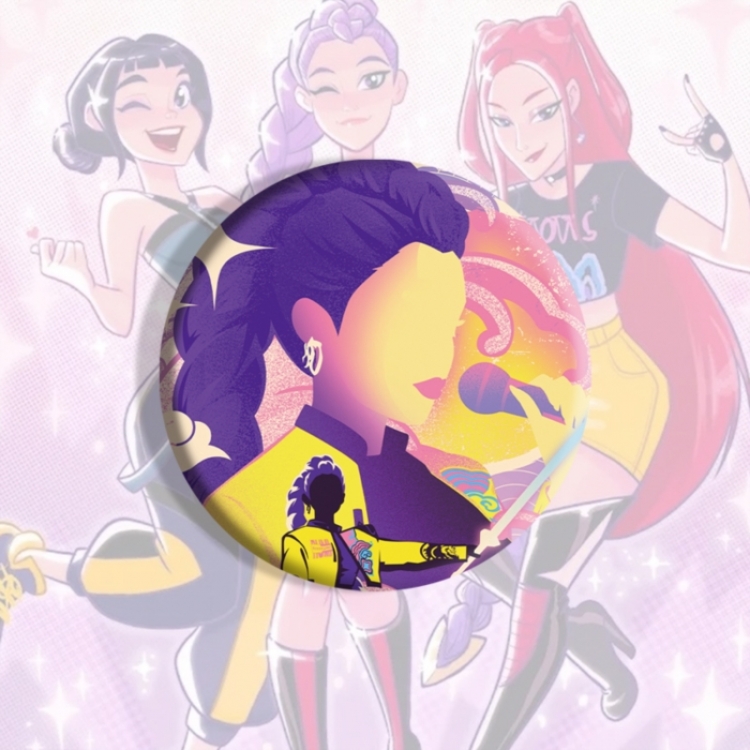 K-Pop:Demon Hunters Anime tinplate brooch badge price for 5 pcs