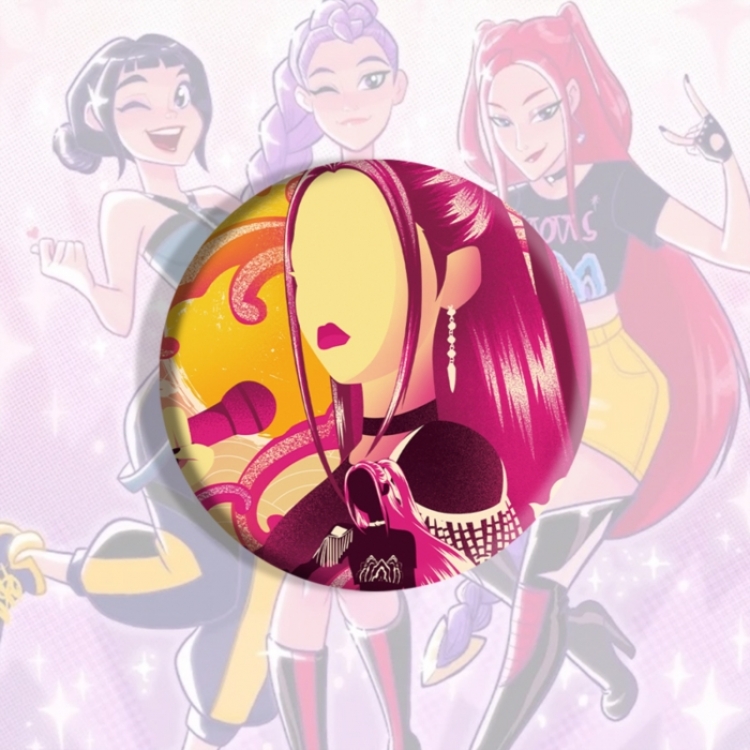 K-Pop:Demon Hunters Anime tinplate brooch badge price for 5 pcs