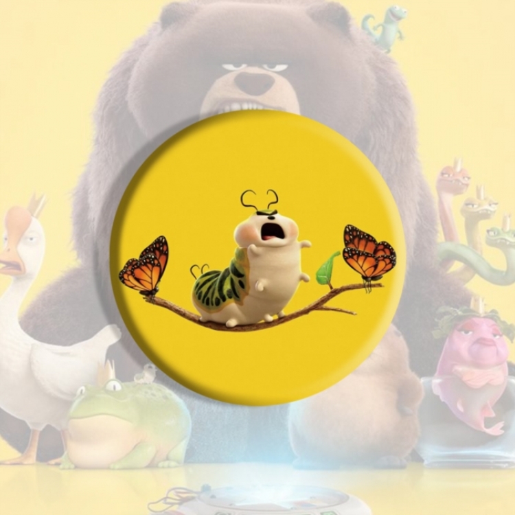 Hoppers Foldable Anime tinplate brooch badge price for 5 pcs