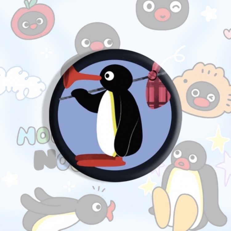 Pingu Anime tinplate brooch badge price for 5 pcs