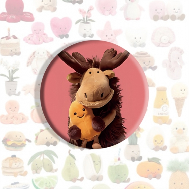 Jellycat Anime tinplate brooch badge price for 5 pcs