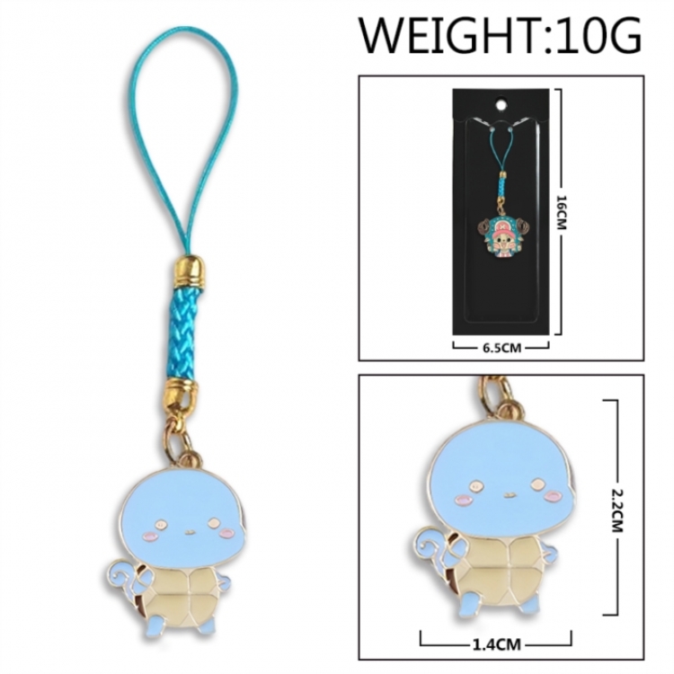 Pokemon Anime peripheral colorful drip oil alloy machine rope pendant price for 5 pcs