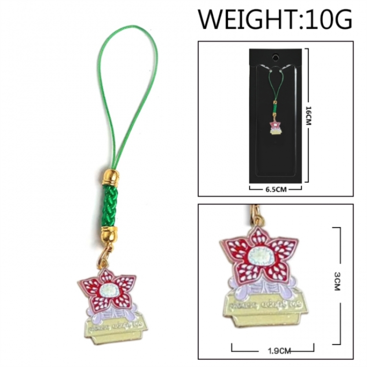 Stranger Things Anime peripheral colorful drip oil alloy machine rope pendant price for 5 pcs