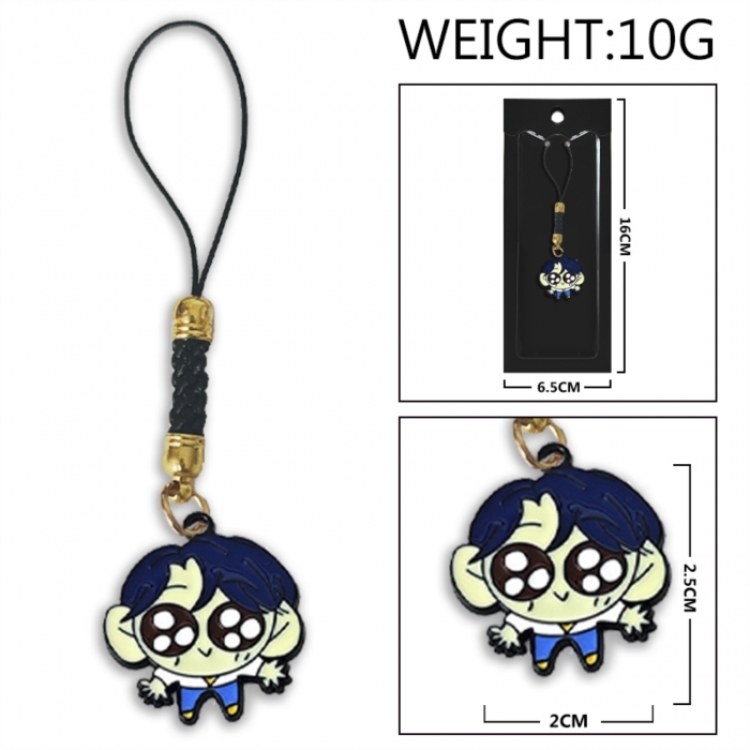 K-Pop:Demon Hunters Anime peripheral colorful drip oil alloy machine rope pendant price for 5 pcs