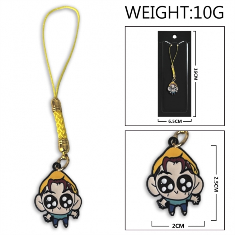 K-Pop:Demon Hunters Anime peripheral colorful drip oil alloy machine rope pendant price for 5 pcs