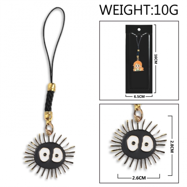 TOTORO Anime peripheral colorful drip oil alloy machine rope pendant price for 5 pcs