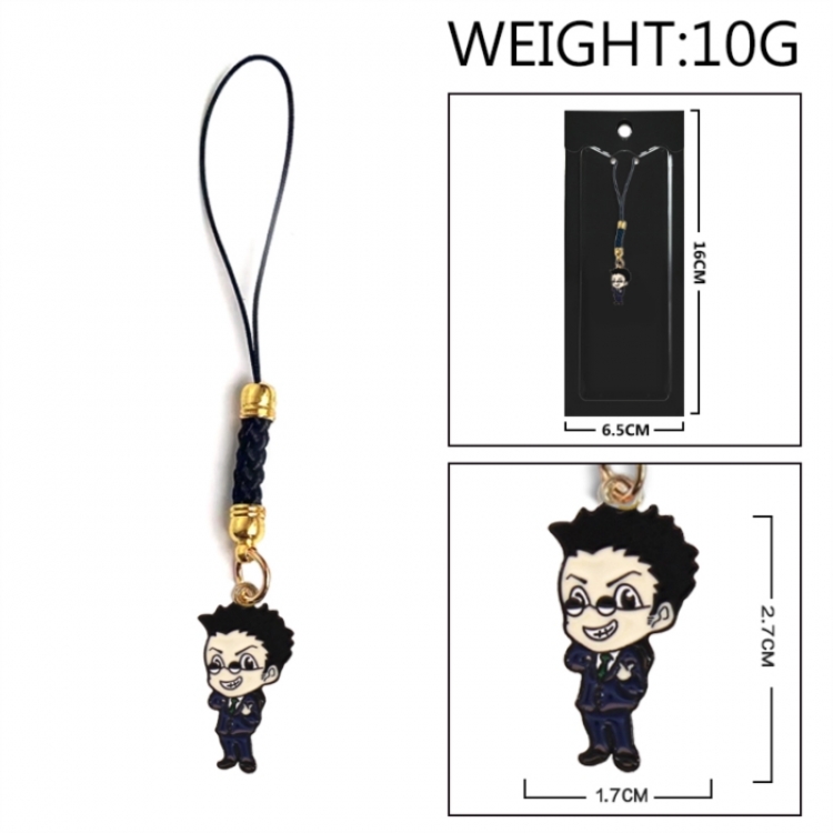 HunterXHunter Anime peripheral colorful drip oil alloy machine rope pendant price for 5 pcs