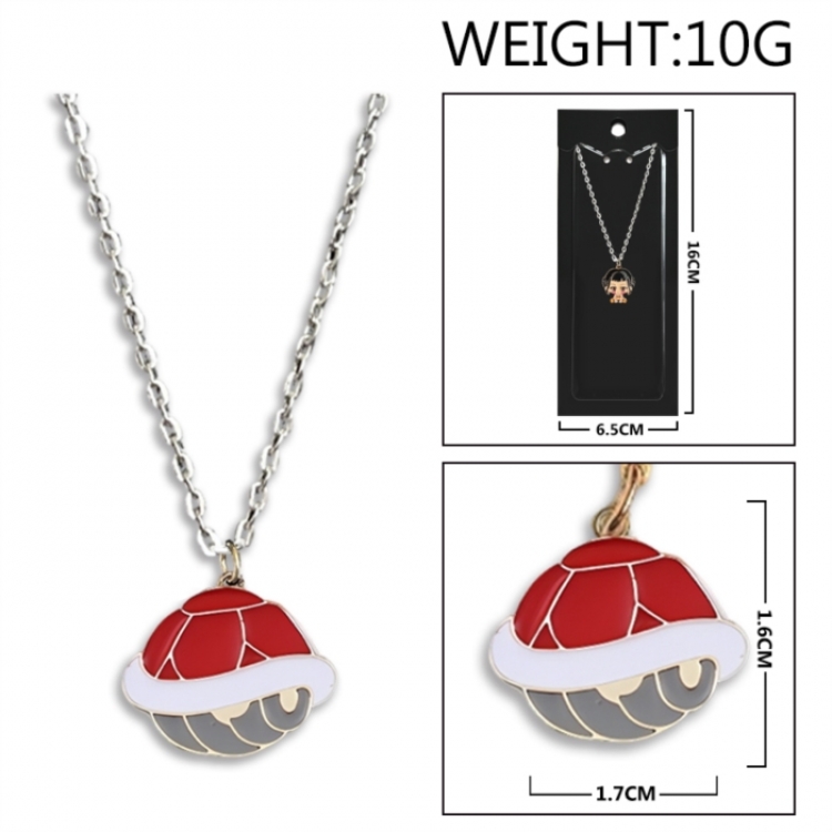 Super Mario Anime peripheral colorful drip oil alloy necklace price for 5 pcs