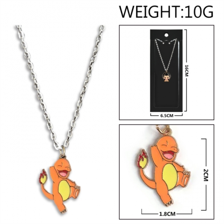 Pokemon Anime peripheral colorful drip oil alloy necklace price for 5 pcs