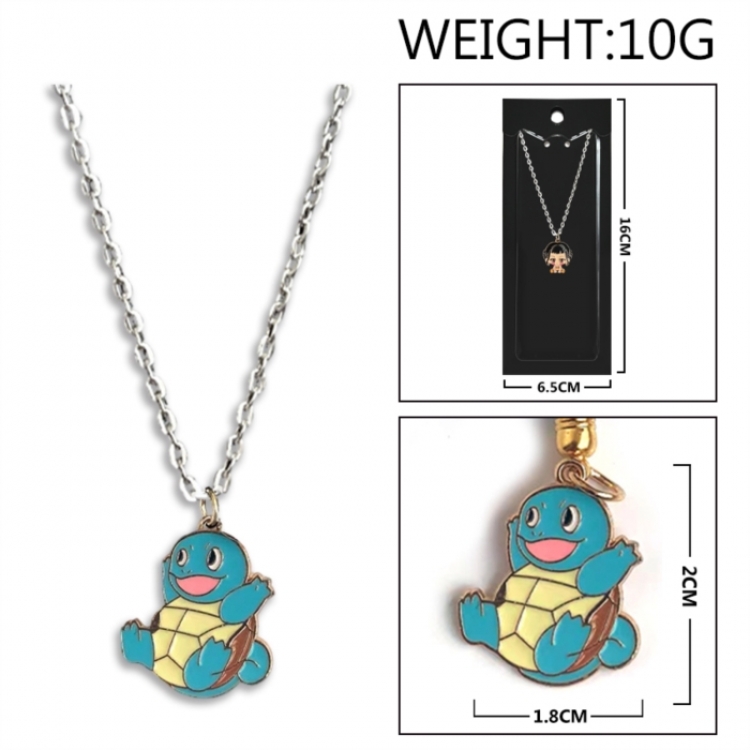 Pokemon Anime peripheral colorful drip oil alloy necklace price for 5 pcs