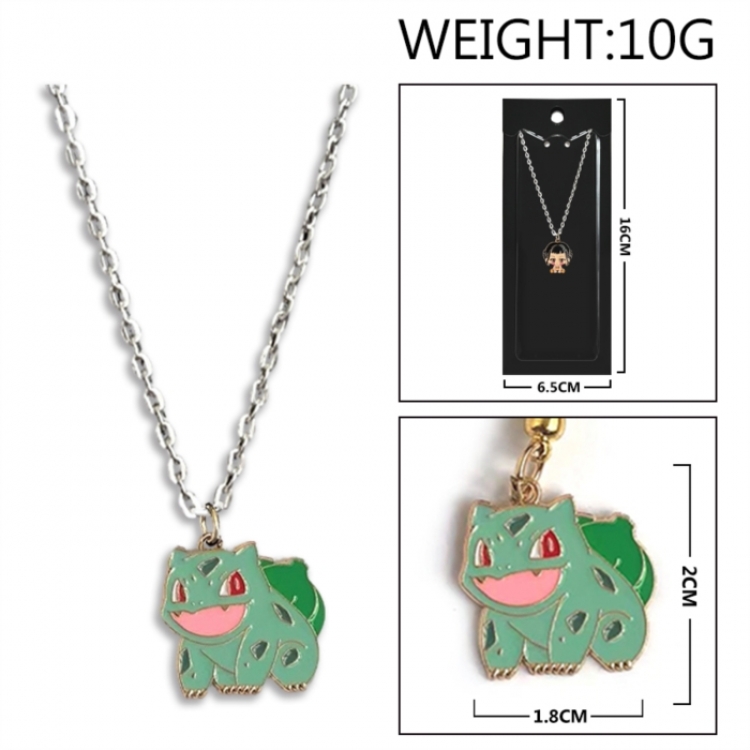 Pokemon Anime peripheral colorful drip oil alloy necklace price for 5 pcs