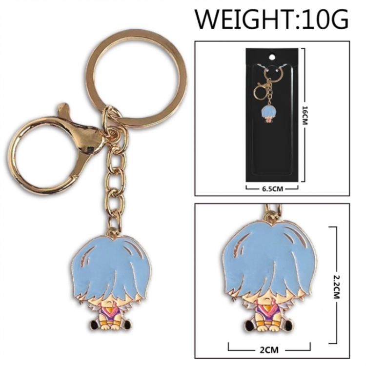 K-Pop:Demon Hunters Anime peripheral colorful drip oil alloy keychain pendant price for 5 pcs