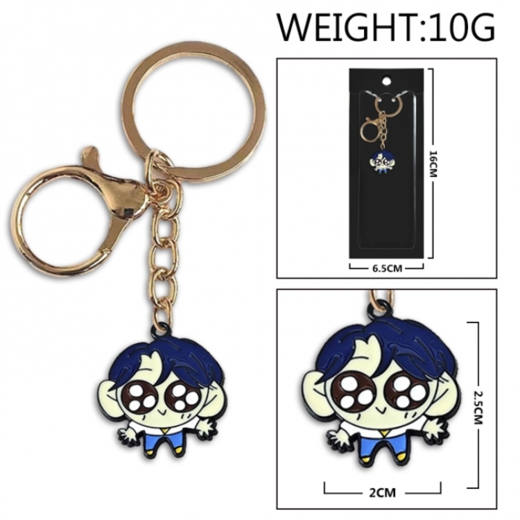 K-Pop:Demon Hunters Anime peripheral colorful drip oil alloy keychain pendant price for 5 pcs