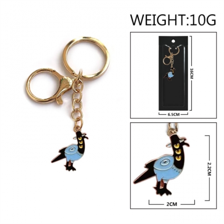 K-Pop:Demon Hunters Anime peripheral colorful drip oil alloy keychain pendant price for 5 pcs