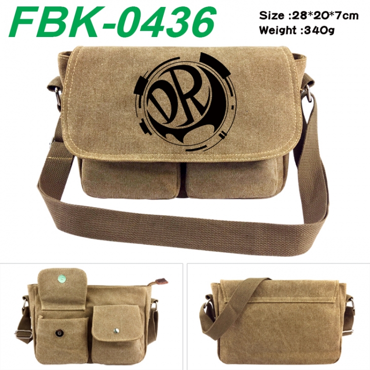 Dangan-Ronpa Anime peripheral canvas shoulder bag shoulder bag 28x20x7cm