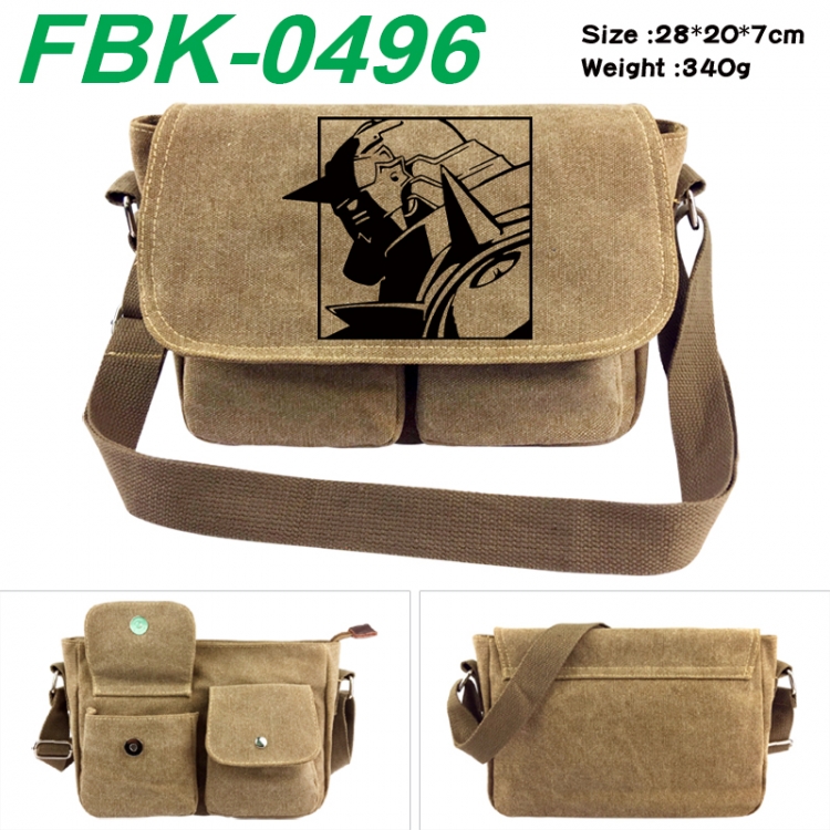 Fullmetal Alchemist Anime peripheral canvas shoulder bag shoulder bag 28x20x7cm