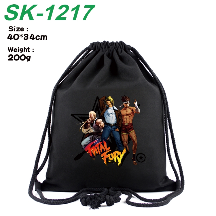 City of the Wolves Anime Coloring Book Drawstring Backpack 40X34cm 200g