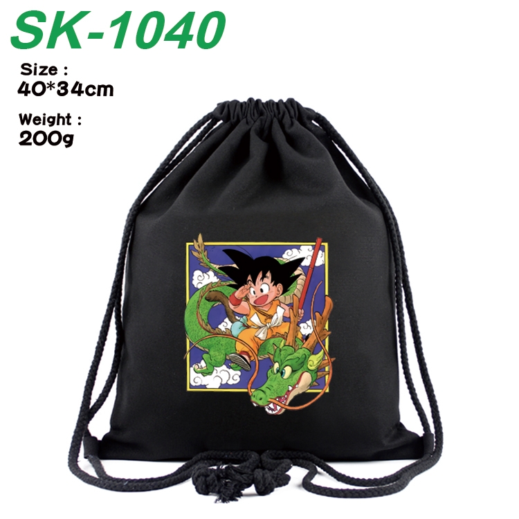 DRAGON BALL Anime Coloring Book Drawstring Backpack 40X34cm 200g