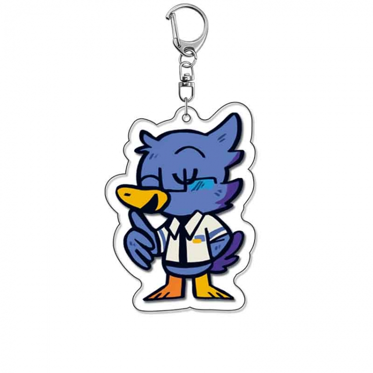 Triangular Rune Anime Acrylic Keychain Charm price for 5 pcs