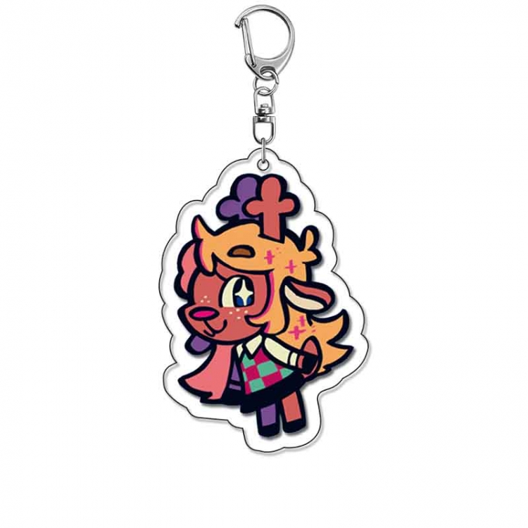 Triangular Rune Anime Acrylic Keychain Charm price for 5 pcs